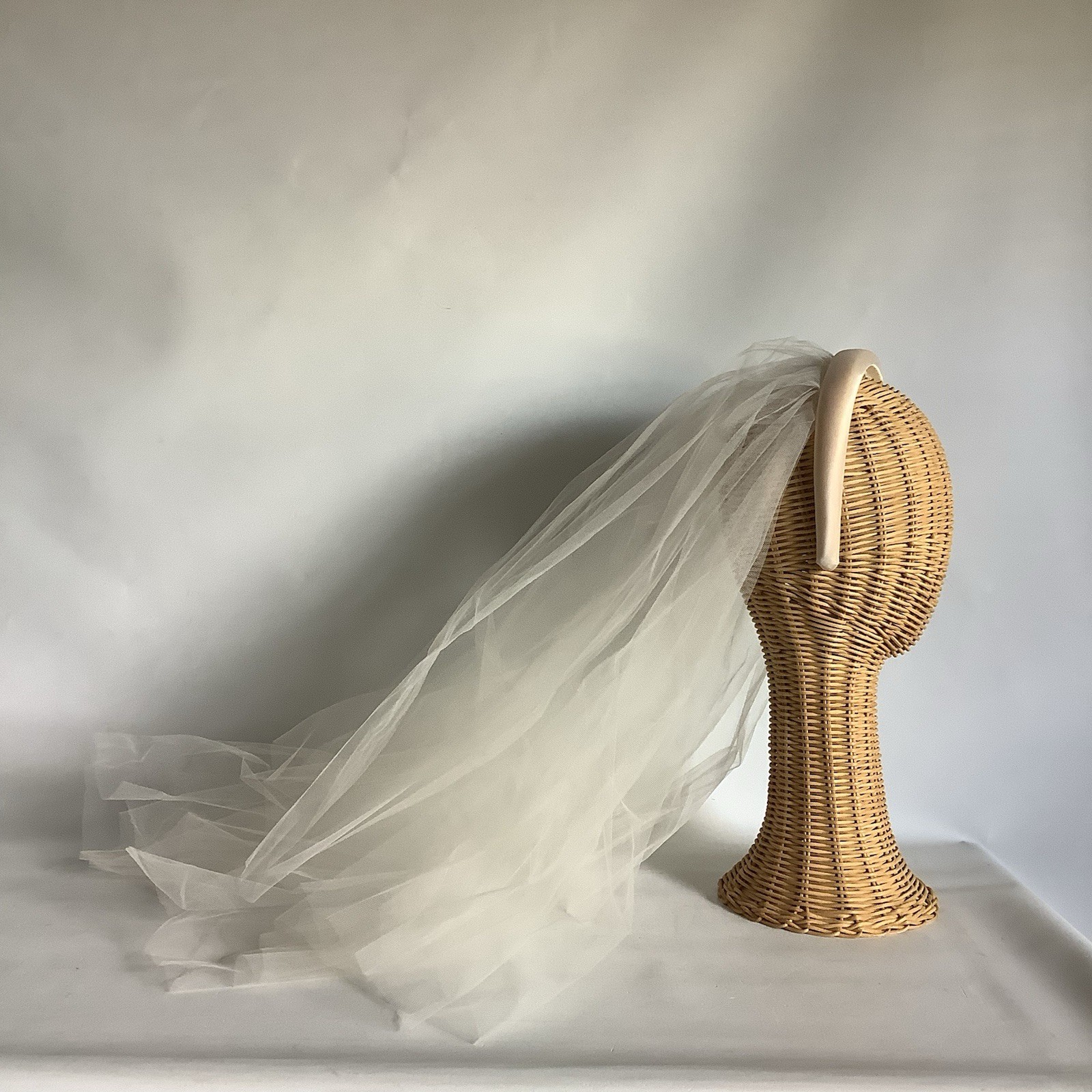 MINT Vintage 1992 Laura Ashley Cotton Sateen Wedding Dress with Veil & Catalog