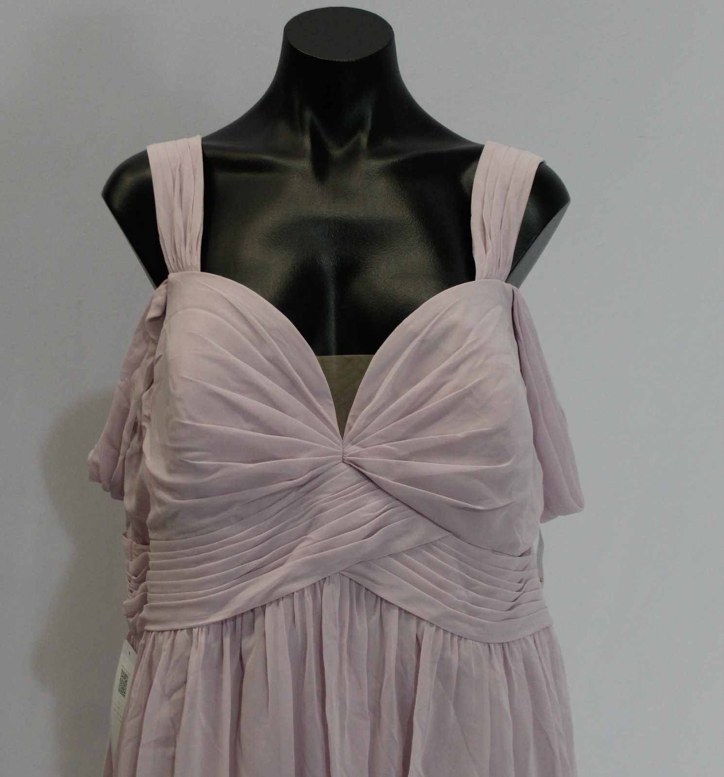 Azazie Women’s Lianne A-Line Off Shoulder Chiffon Dress AP2 Frosted Lilac Custom