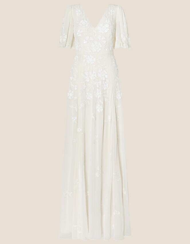 Monsoon Rosie Beaded Wedding Dress-Size 2 Anthropologie Art Deco