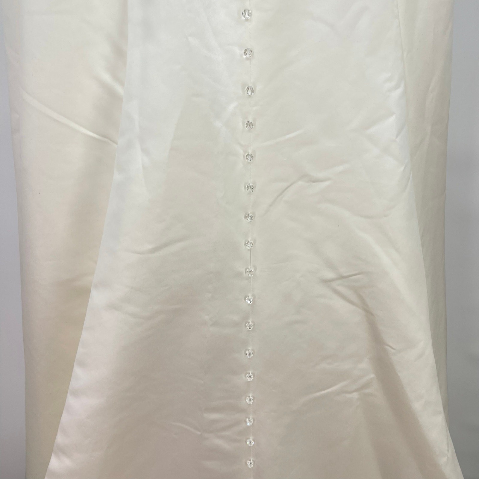 Casablanca Bridal | NWT Strapless Crystal Wedding Dress 1922 Size 12