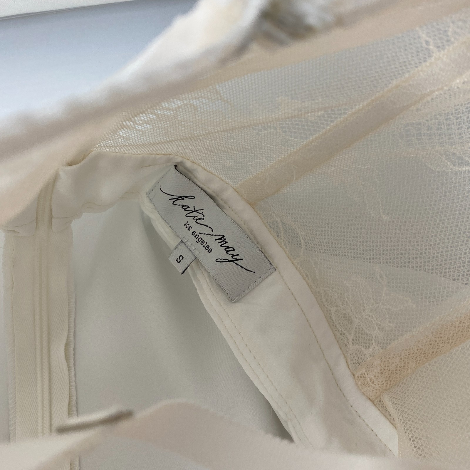 Katie May Mcbeath Ivory Bridal Gown Small NWT $650