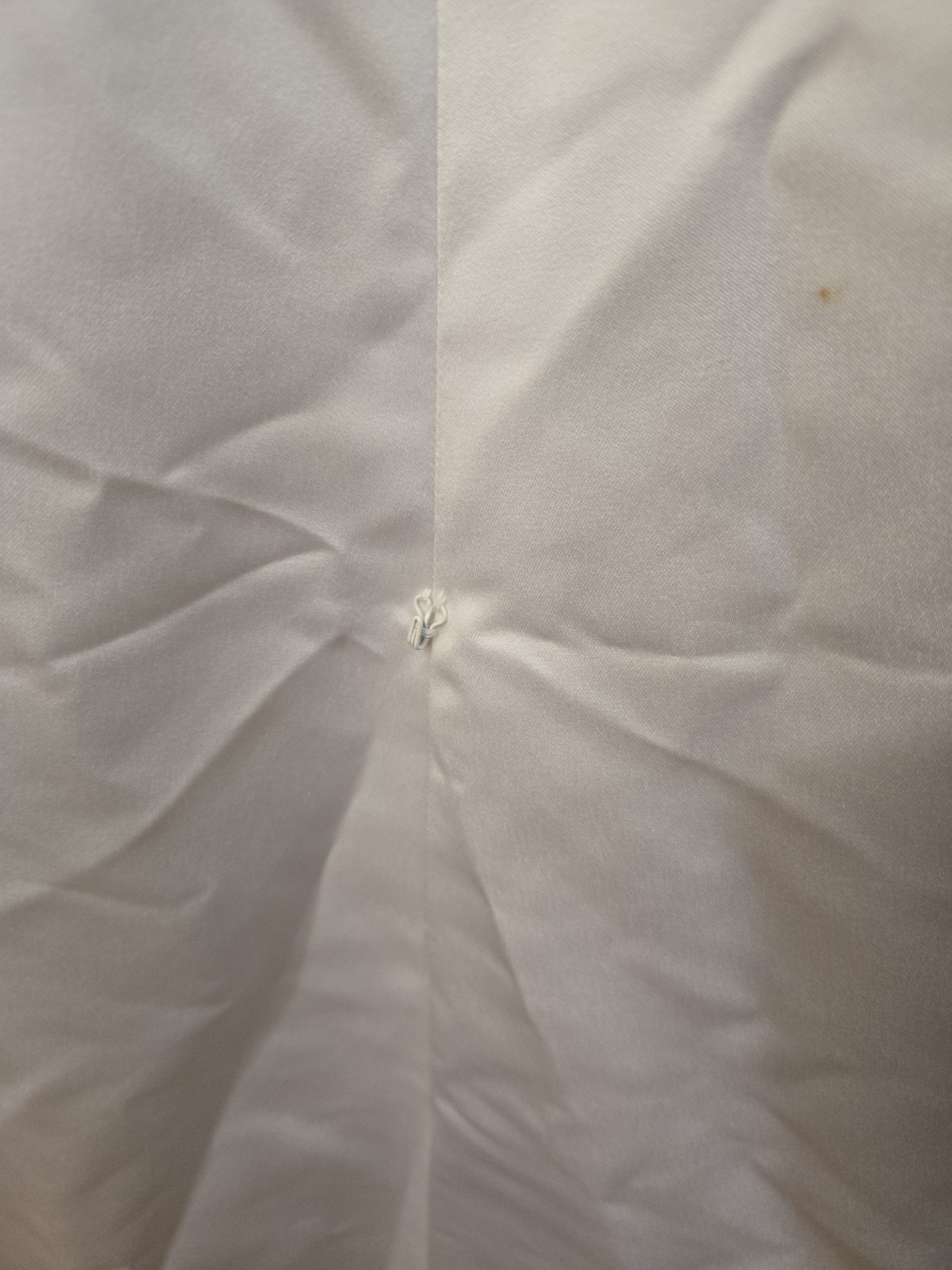 La Sposa Satin Wedding Dress With Floral Beading. *Strap Needs Repair & Cleaning
