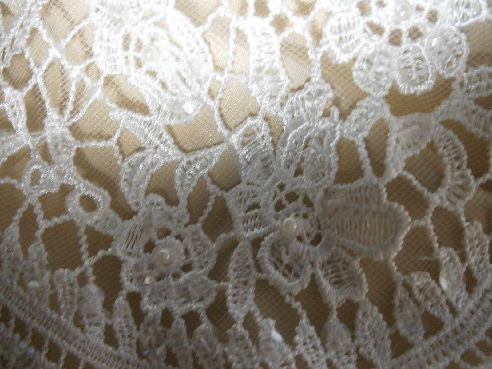 Wtoo Arliss 12118B Wedding Dress 12 Ivory Nude Illusion Cybele Lace Fit & Flare