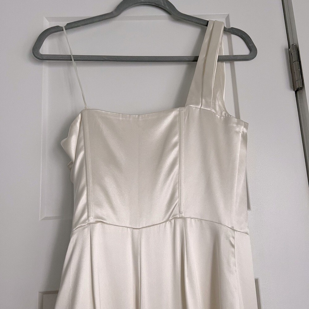 Reformation Eisa Silk Wedding Dress Ivory White Bridal NEW with tags