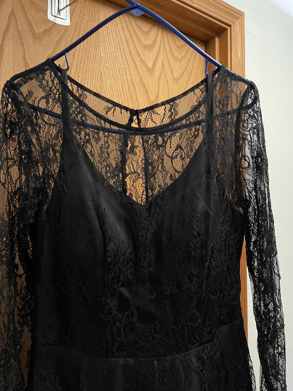 Black wedding dress size 10
