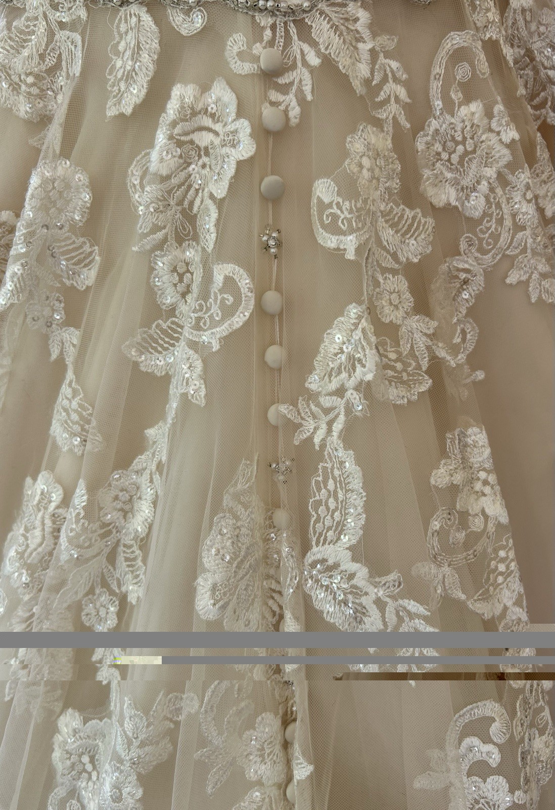 Allure Bridals Strapless Mermaid Wedding Dress Champagne Ivory Beaded Lace