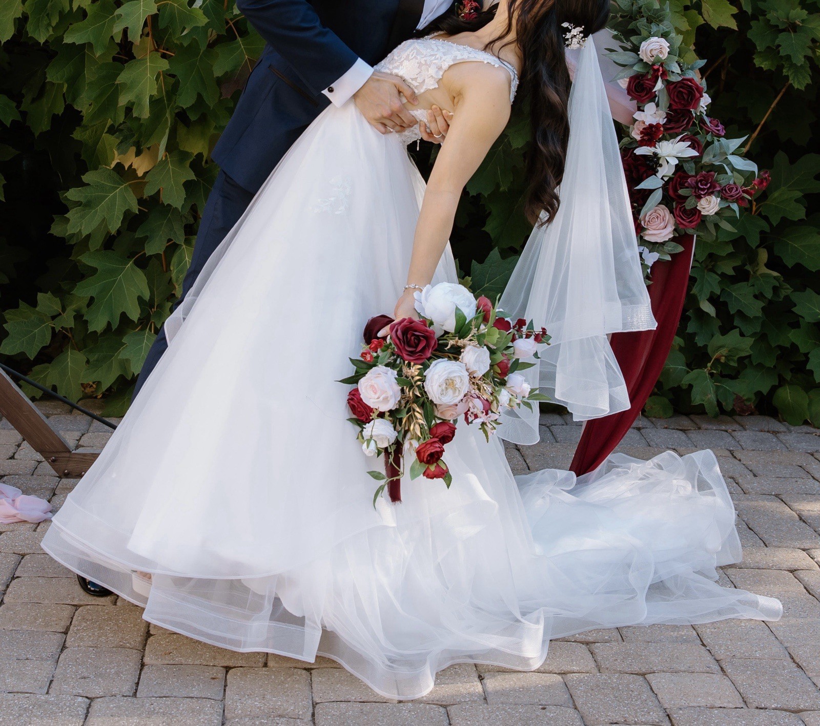 Azazie Toni Wedding Dress (A-Line/Ballgown) Size 0