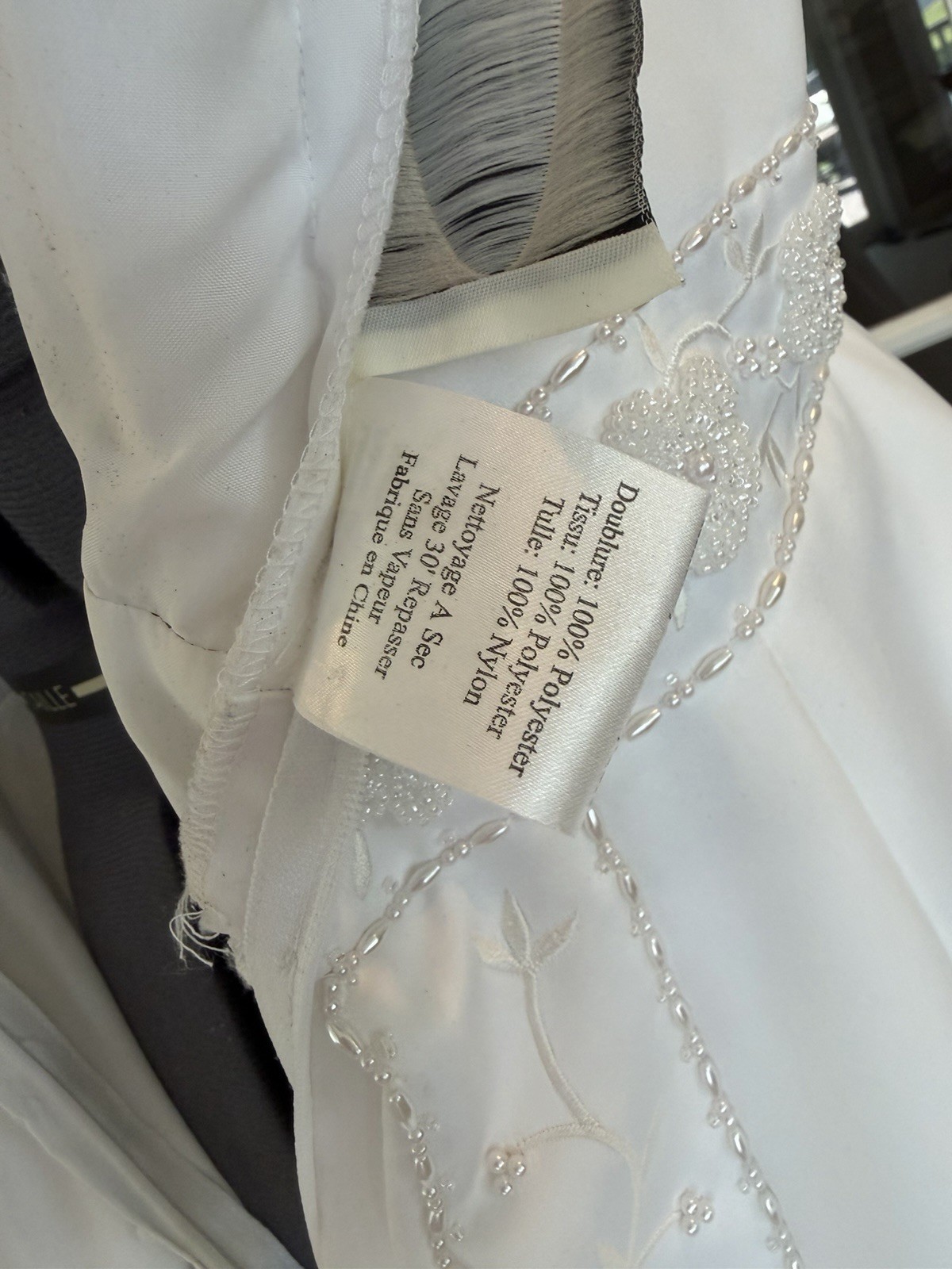 Alfred Angelo Beaded Ivory Wedding Dress Size 6 Size 8 Vintage 2000s A-Line