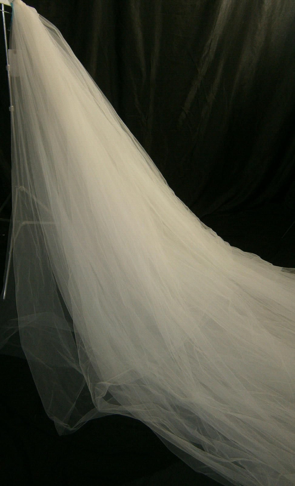 Bridal Reflections Wedding Dress Separate Train 112″ Length Tulle Ivory $250
