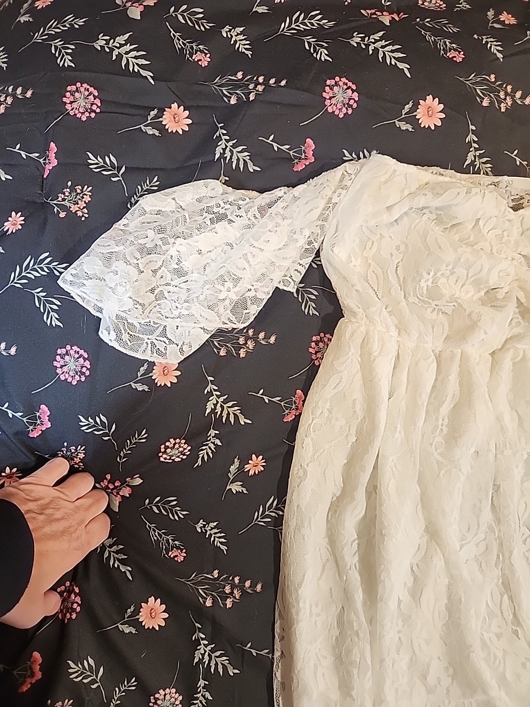 Unbranded Lace Maternity Dress Wedding Photos Shoot Size Small